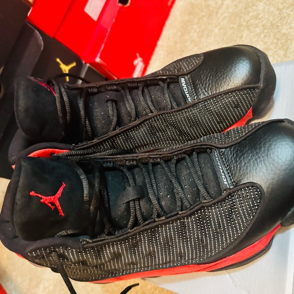 Nike AirJordan 13 Retro Men’s Size 8.5 36088-3-04Red Black Slightly used no odor - Picture 2 of 5